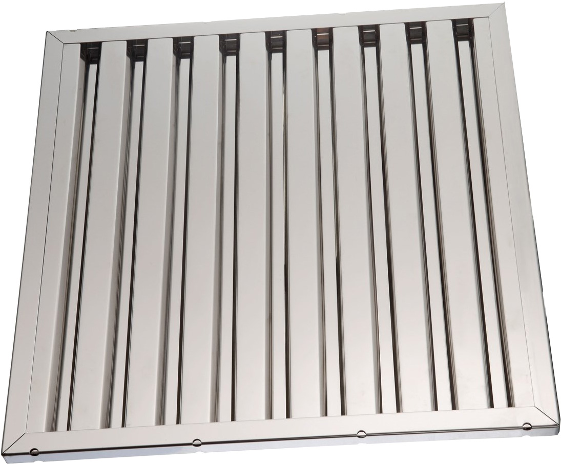 Labyrinth filters for range hoods stainless steel 40 x40x2